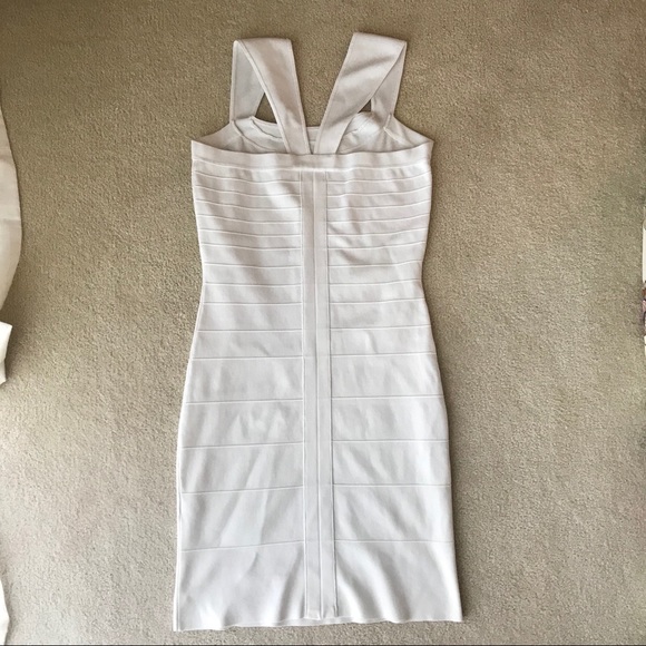 Express White Bodycon Dress M - Picture 2 of 3